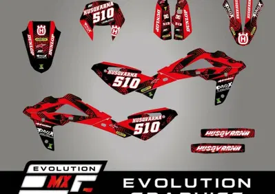 Kit Grafiche Adesivi Husqvarna TC TE Labyrinth Cry Evolution Mx Graphics - Annuncio 10048567