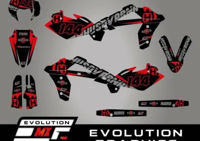 Kit Grafiche Dark Husqvarna SM SMR TC TE 125 250 4 Evolution Mx Graphics - Annuncio 10048612