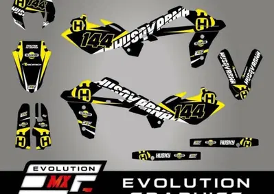 Kit Grafiche Dark Husqvarna SM SMR 125 450 510 530 Evolution Mx Graphics - Annuncio 10048625