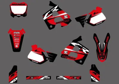 Kit Grafiche Honda CR125 CR250 F.C.T. 1991-1992 Evolution Mx Graphics - Annuncio 10049567