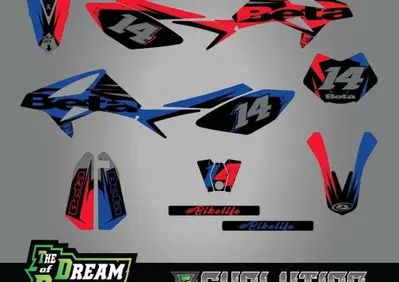 Kit Grafiche 2 Face Beta RR 50 2012-2020 Crystal Evolution Mx Graphics - Annuncio 10049646