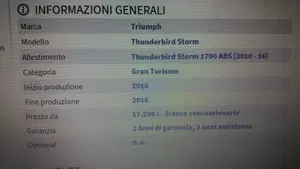 Triumph Thunderbird Storm 1700 ABS (2010 - 16)  (8)