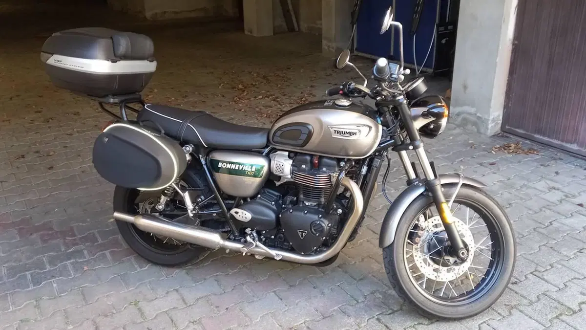 Triumph Bonneville T100 Gold Line Edition (2022)  (10)