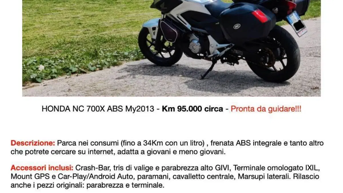 Honda NC700X ABS (2012 - 13) 