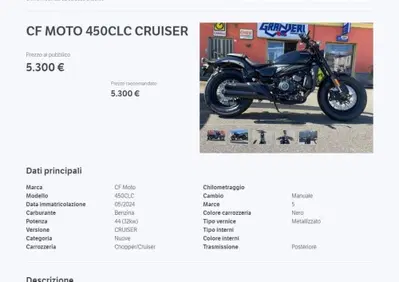 CFMOTO 450CL-C (2024 - 26) - Annuncio 10081053