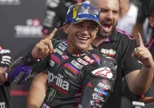 MotoGP 2026. GP del Regno Unito a Silverstone. Jorge Martin, pole e vittoria nella Sprint: "Se sono tornato? Non sono mai andato via"