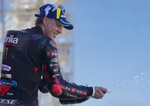 MotoGP 2026. GP di Spagna ad Aragon. Marco Bezzecchi, pole e 3° nella Sprint: "Sono contento, rimanere vicino ai fratelli Marquez qui è una cosa positiva"