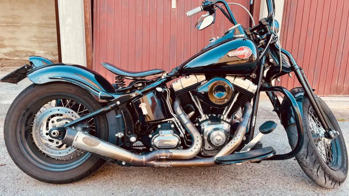 Harley-Davidson 1584 Cross Bones (2008 - 11) - FLSTSB  (9)