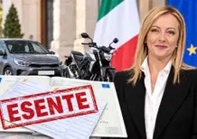 Il governo abolisce il bollo moto