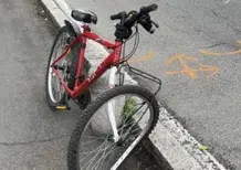 Incidente tra moto e bici