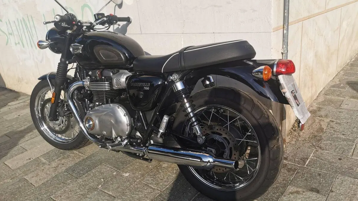 Triumph Bonneville T100 Black (2017 - 20)  (8)