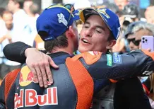 MotoGP, Marc Marquez sull'arrivo di Acosta in Ducati: "Come gli altri compagni che ho avuto? No, penso che sia quello che mi può battere"