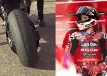 Pecco Bagnaia costretto al ritiro con la gomma posteriore distrutta: "Dal sesto giro sono iniziate le vibrazioni"