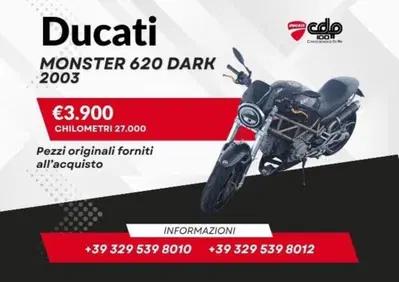 Ducati Monster 620 Dark (2003 - 06) - Annuncio 10126013