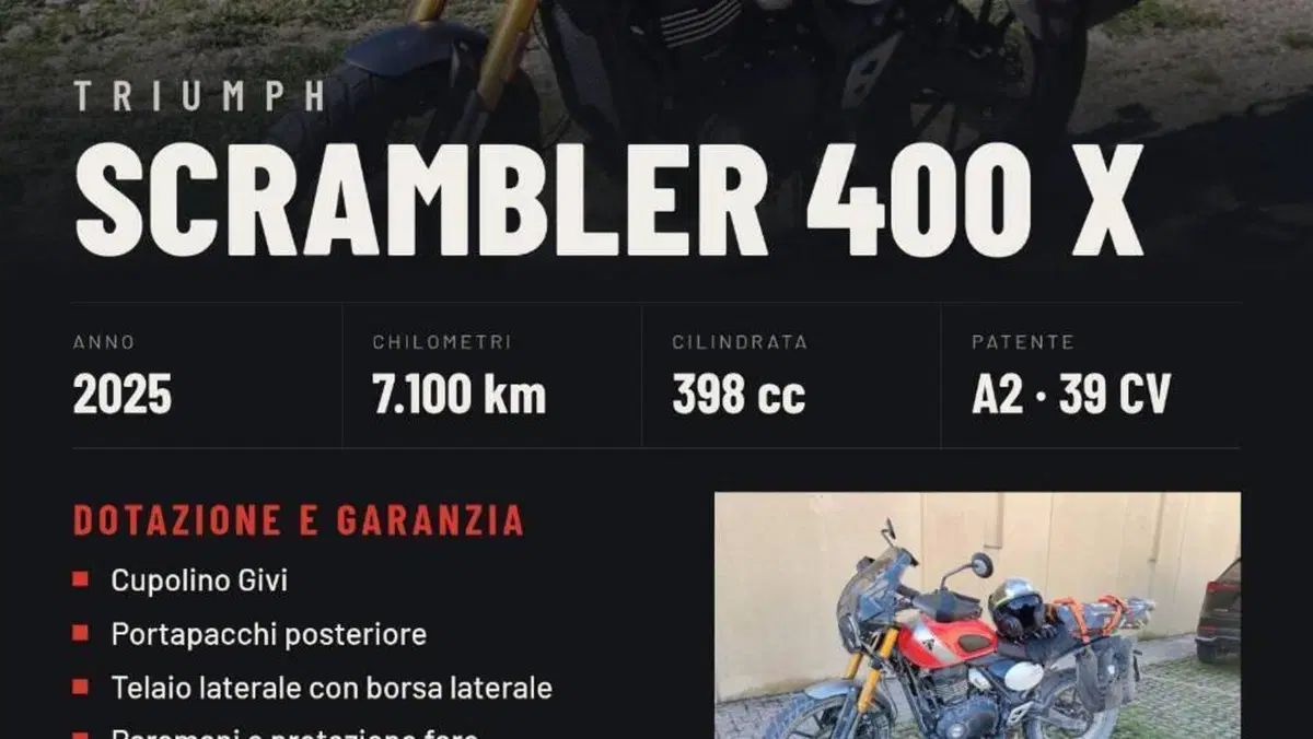 Triumph Scrambler 400 X (2024 - 26) 
