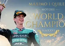 MotoGP, Maximo Quiles è campione del mondo di Moto3 2026