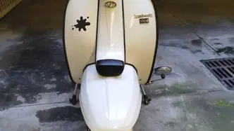 Lambretta DL 150 macchina nera epoca