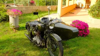 Bsa wm20 raf sidecar epoca
