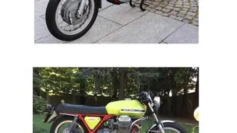 Moto Guzzi V7 sport telaio rosso replica epoca