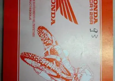 manuale officina honda cr 125 1993 originale cr 125 - Annuncio 6050356