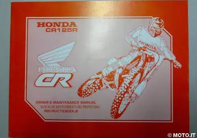 manuale officina honda cr 125 1990 originale cr 125 - Annuncio 6050331