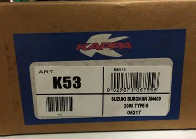 Attacco Bauletto Kappa Per Suzuki Burgmann - Annuncio 6542693