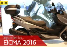Suzuki Burgman 400 2017 ad EICMA 2016: video