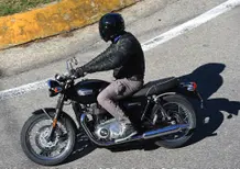 Triumph Bonneville T100 2017. Total relax